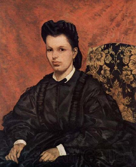 Giovanni Fattori Portrat der ersten Ehefrau des Kunstlers Norge oil painting art